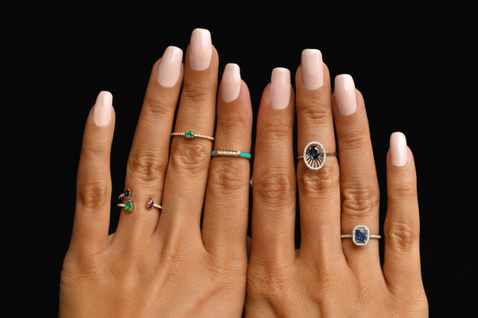 Ring white 18kt gold