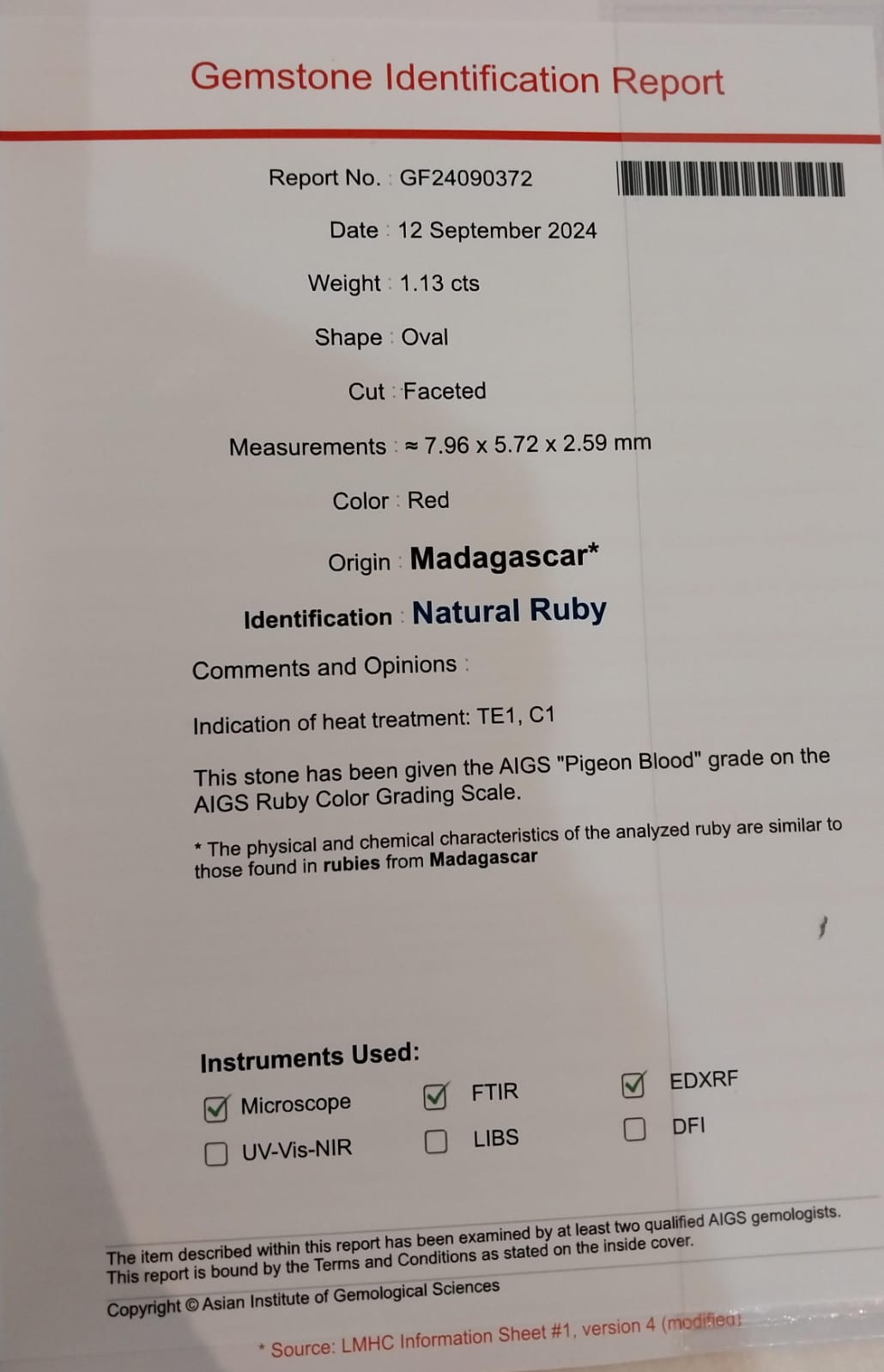 Chain pink gold 18 karat 4.80 grams