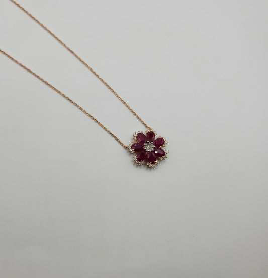 Chain pink gold 18 karat 6.11 grams