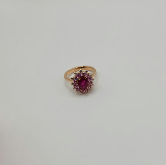 Ring pink gold 18kt