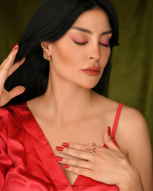 Earrings yellow gold 18 kt