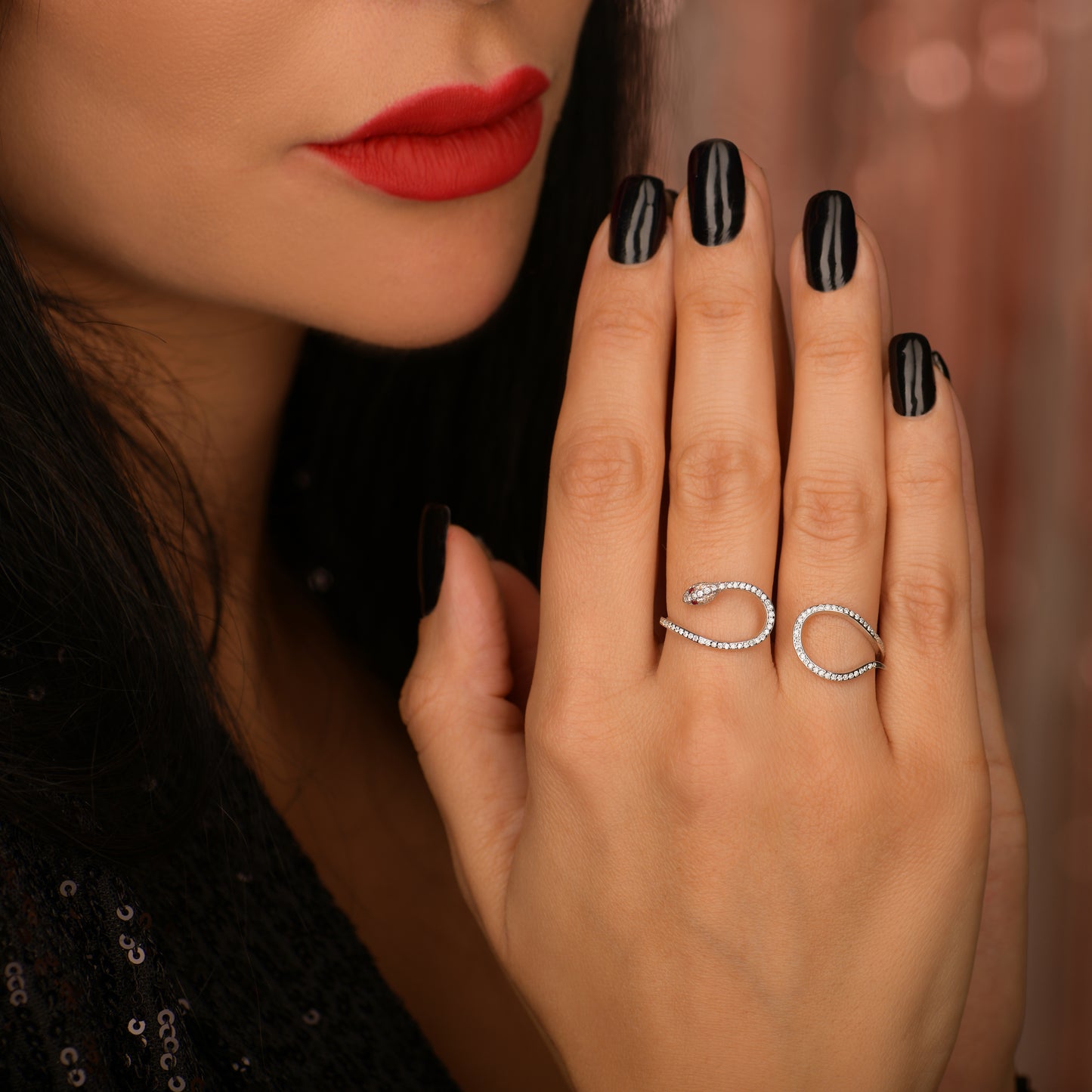 Ring white gold 18kt