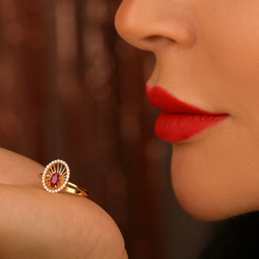 Ring yellow gold 18kt