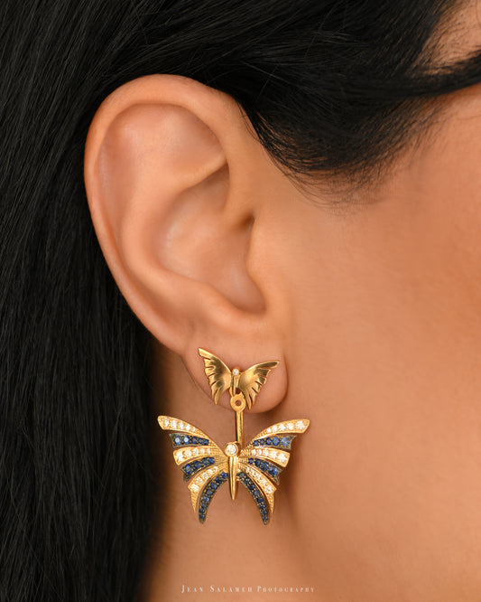 Earrings yellow gold 18kt