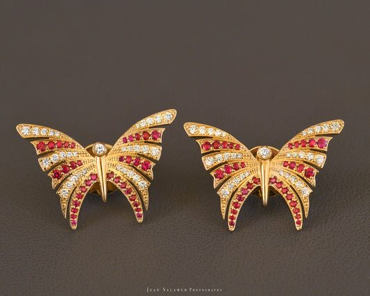 Earrings yellow gold 18kt