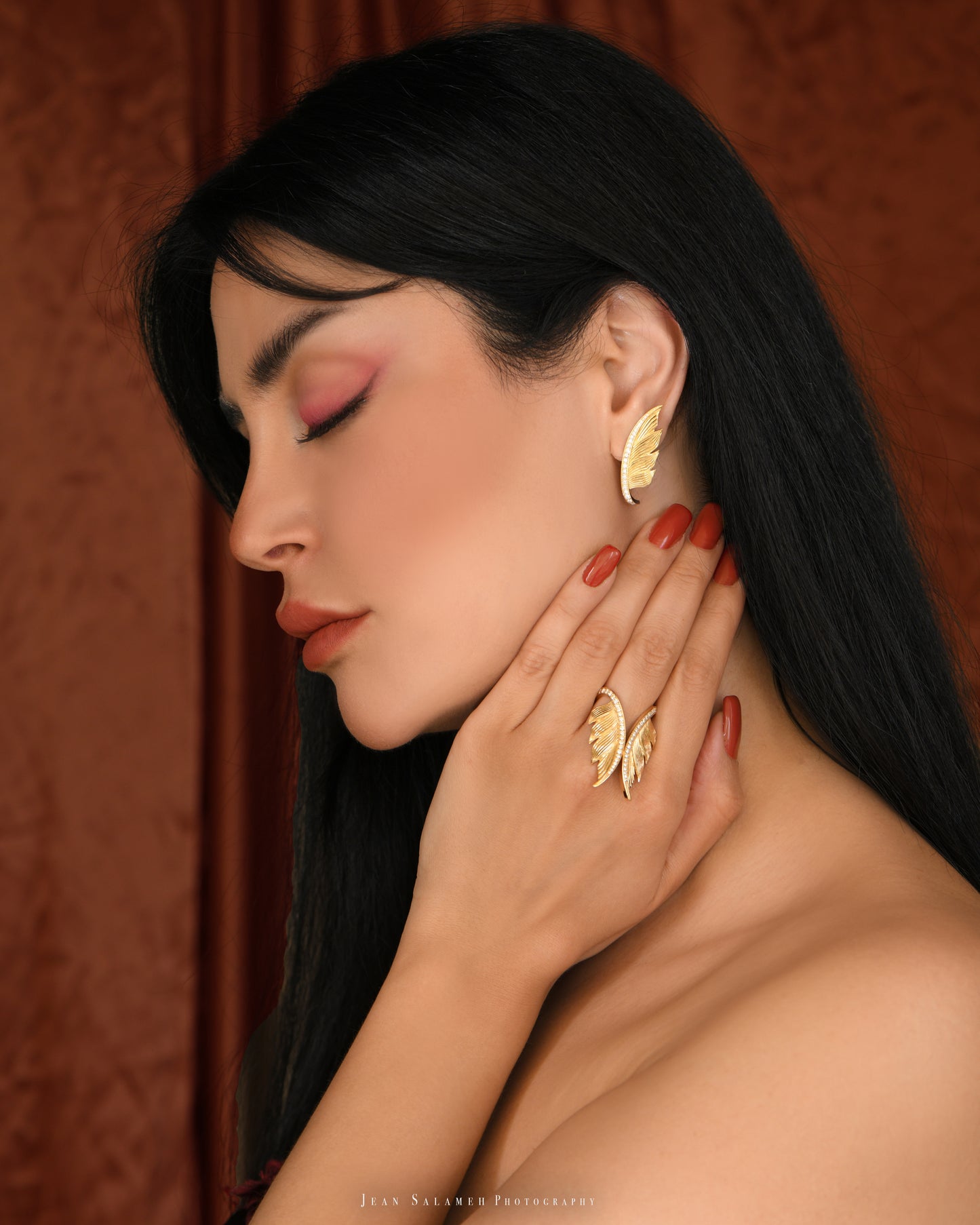 Earrings yellow gold 18kt