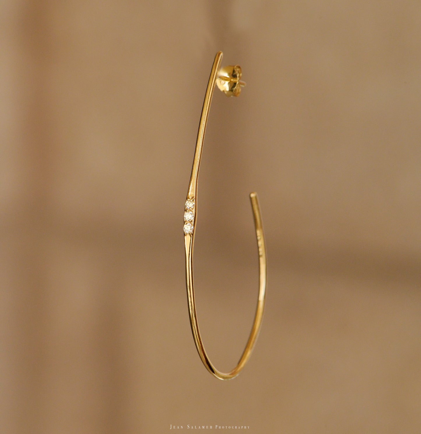 Earrings yellow gold 18kt