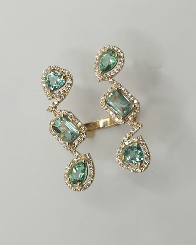 Ring yellow gold 18kt