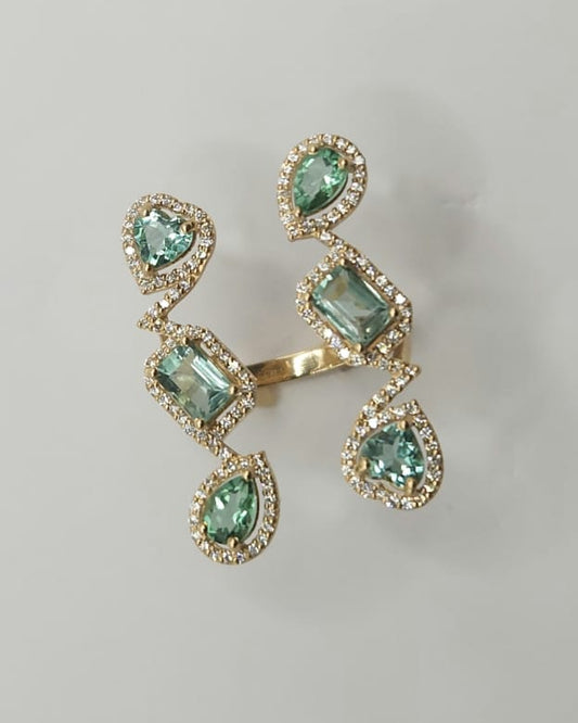 Ring yellow gold 18kt