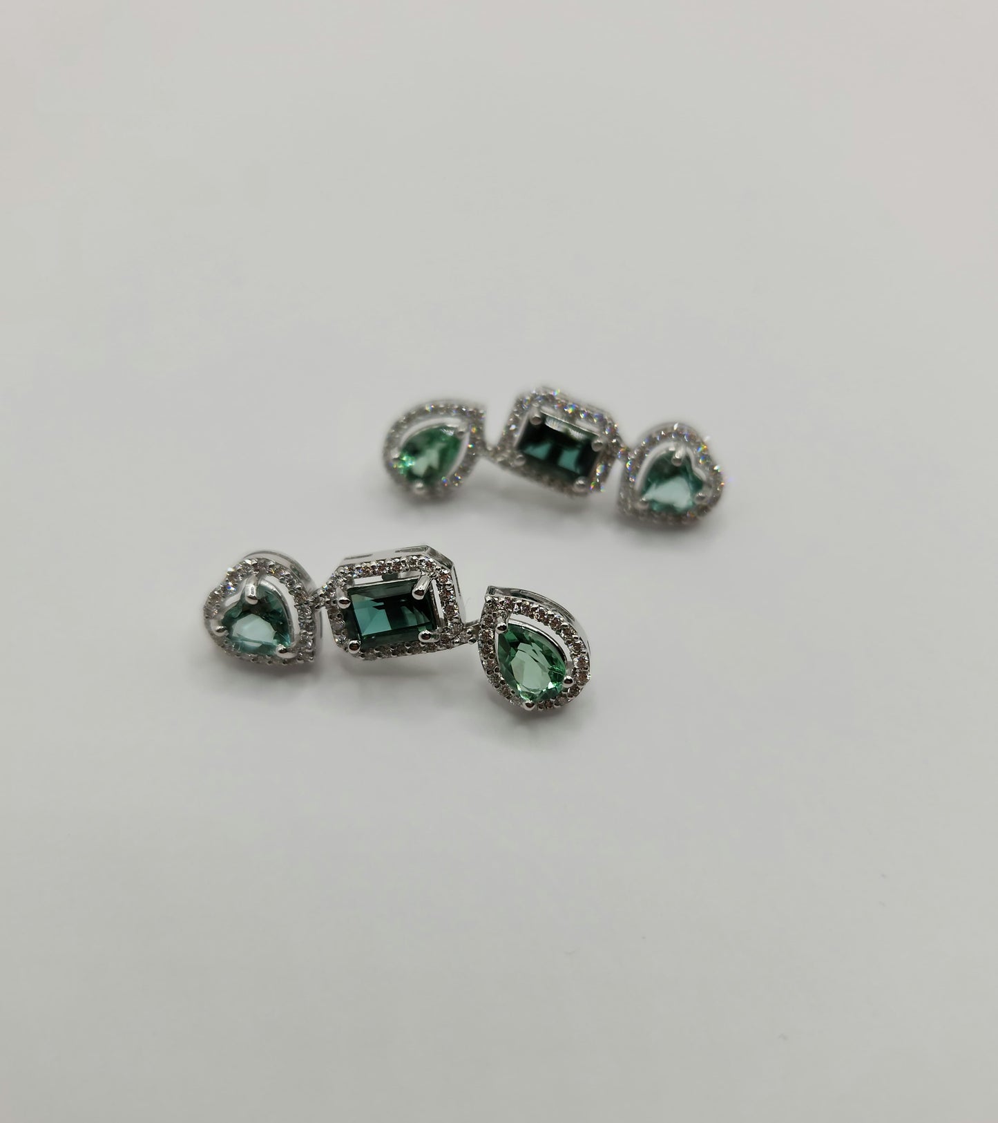 Earrings 18k white gold