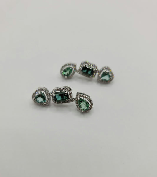 Earrings 18k white gold