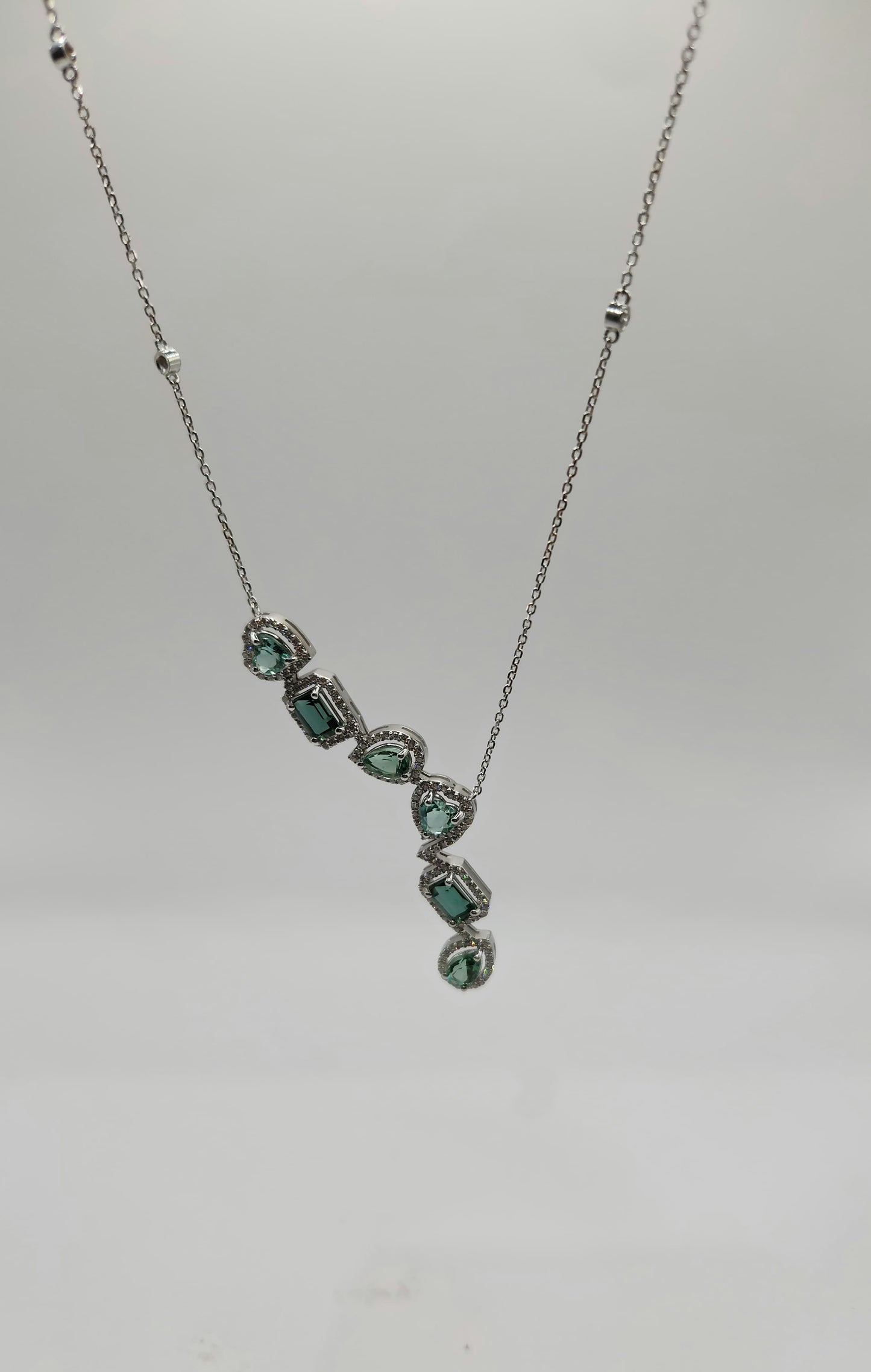 Chain 18k white gold