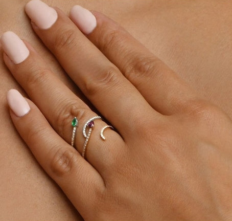 Ring white 18kt gold